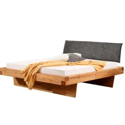 Wohnen Betten<Design-Balkenbett mit Polsterkopfteil - Kalastania