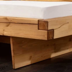 Wohnen Betten<Design-Balkenbett mit Polsterkopfteil - Kalastania