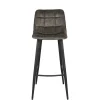 Wohnen Hocker|Stühle<Design-Barstühle in Dunkelgrün Velours - Ciudada (2er Set)