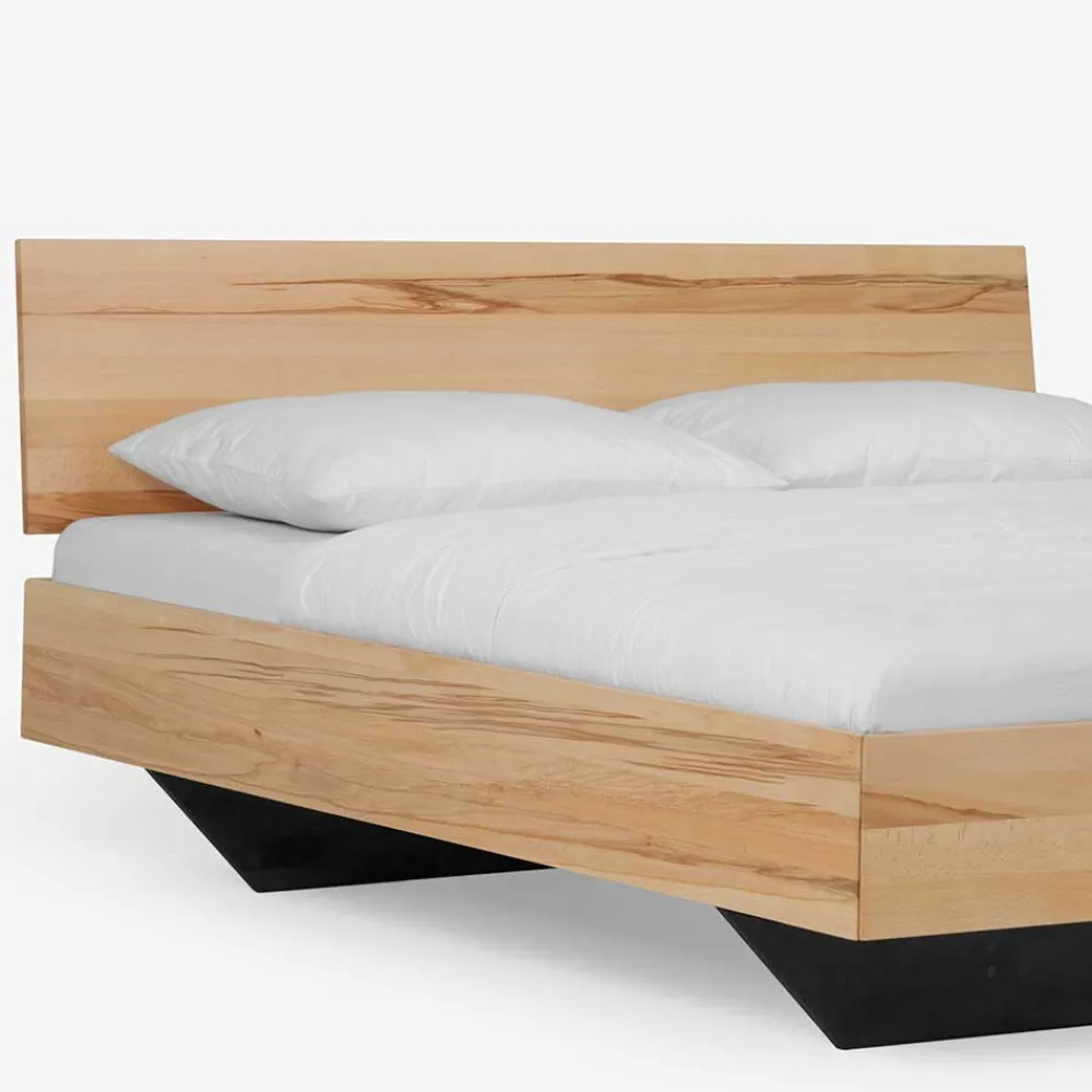 Wohnen Betten<Designbett in Schwebeoptik Puig mit Nachttisch Set (dreiteilig)