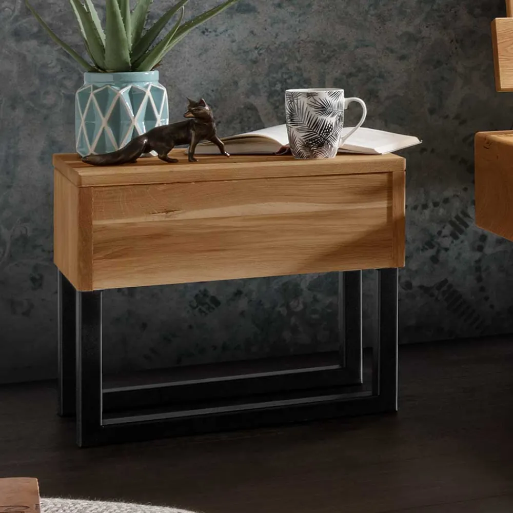 Wohnen Betten<Designer Balkenbett mit LED Beleuchtung - Syrecs