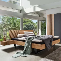 Wohnen Betten<Designer Bett im Industry und Loft Stil - Manarola