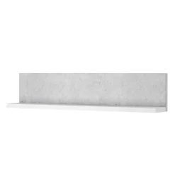 Wohnen Wohnwände<Designer TV Anbauwand in Betonoptik - Venatio (dreiteilig)