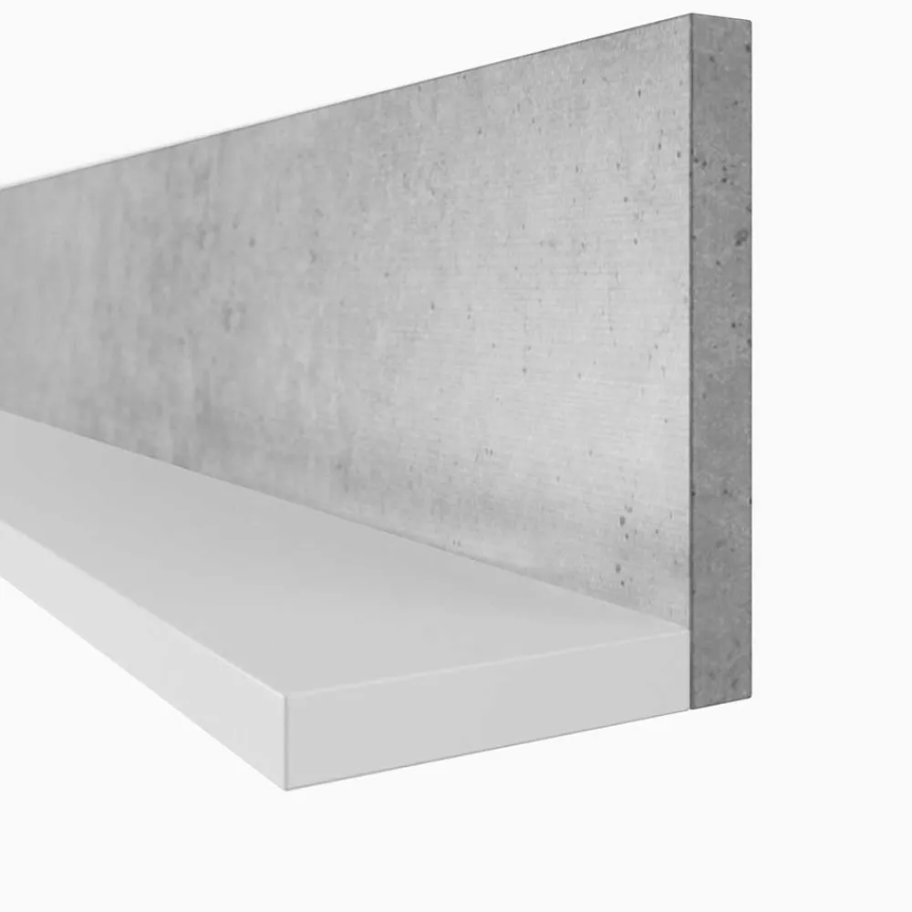 Wohnen Wohnwände<Designer TV Anbauwand in Betonoptik - Venatio (dreiteilig)