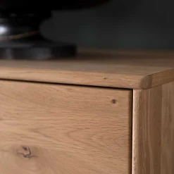 Wohnen Wohnwände<Designer Wohnwand aus Eiche - Assela (vierteilig)