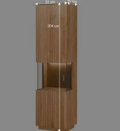 Wohnen Wohnwände<Designer Wohnwand Möbel mit LED - Cruzca (dreiteilig)