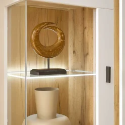 Wohnen Wohnwände<Designer Wohnwand mit LED Beleuchtung - Racelyn (vierteilig)