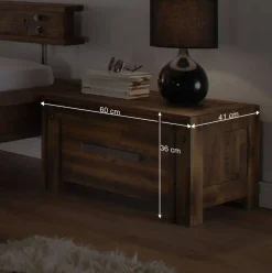 Wohnen Betten<Designerbett Locester in Braun