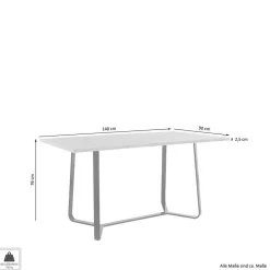 Wohnen Tische<Design-Esstisch in Altholz Optik - Ponzet