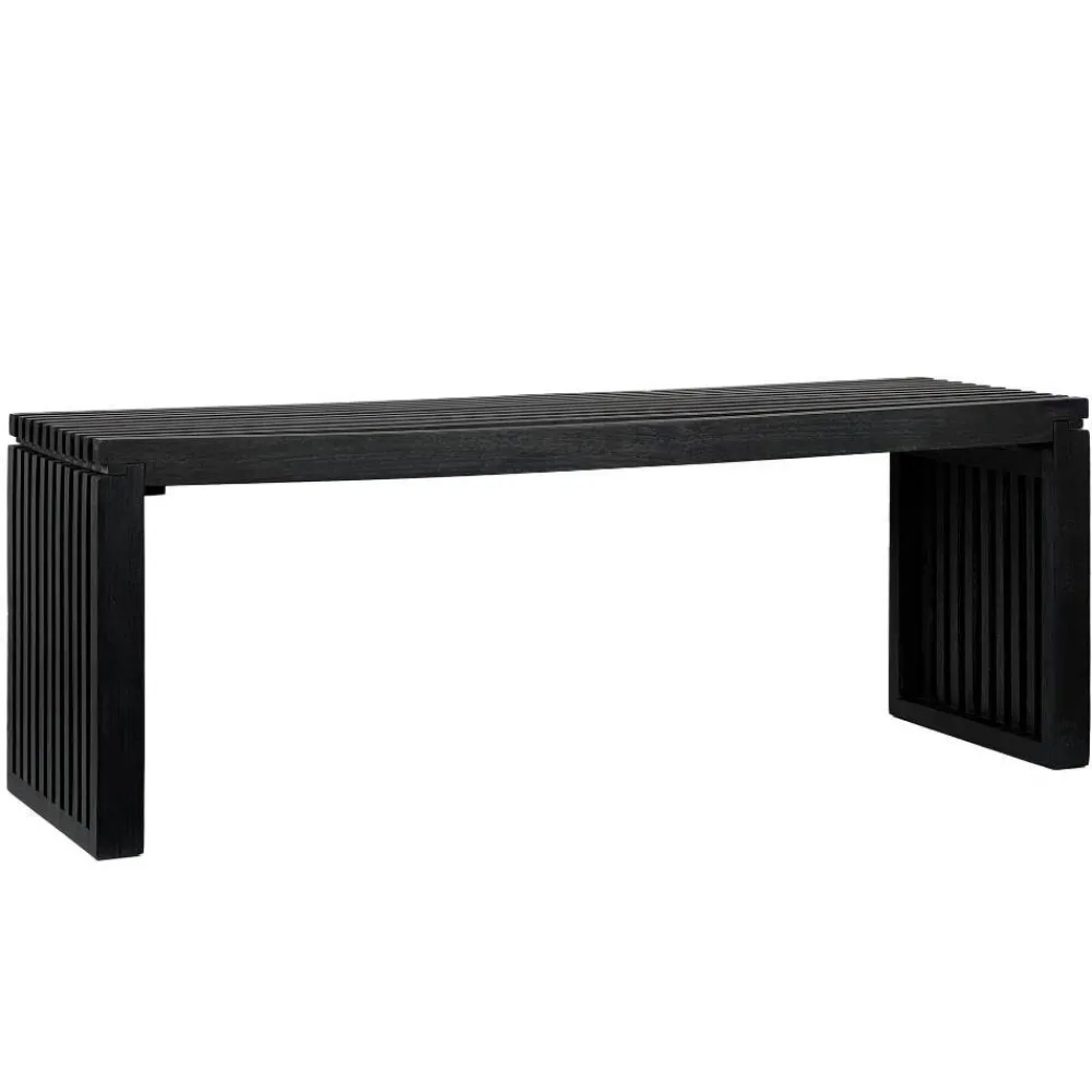 Wohnen Sitzbank<Design-Garderobenbank in Schwarz - Andarina