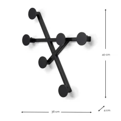 Wohnen Garderoben<Design-Hängegarderobe aus Stahl - Wetrano