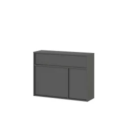 Wohnen Garderoben<Design-Kommode mit Spiegel Set - Flemingo (zweiteilig)