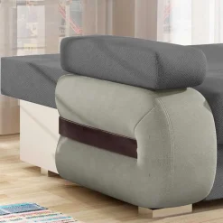 Wohnen Betten|Sofas<Design-Schlafsofa in Grau und Hellgrau - Blascina