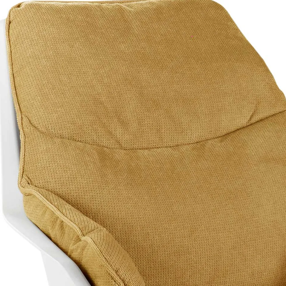 Wohnen Sessel|Stühle<Designsessel in Gelb und Weiß - Navarra (2er Set)