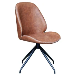 Wohnen Stühle<Designstuhl in Cognac Braun - Fantyna (2er Set)