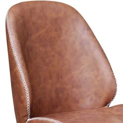 Wohnen Stühle<Designstuhl in Cognac Braun - Fantyna (2er Set)