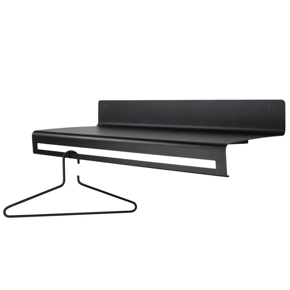 Wohnen Garderoben<Design-Wandgarderobe aus Stahl in Schwarz - Salamanca