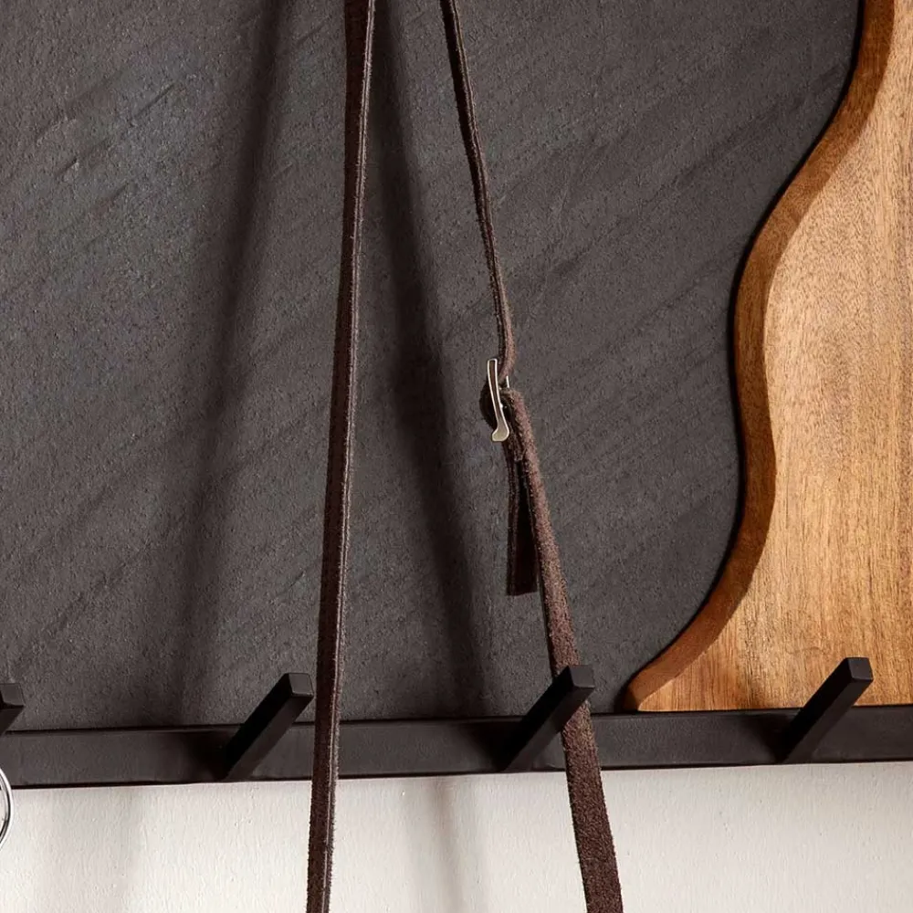 Wohnen Garderoben<Design-Wandgarderobe mit 13 Kleiderhaken - Samuel