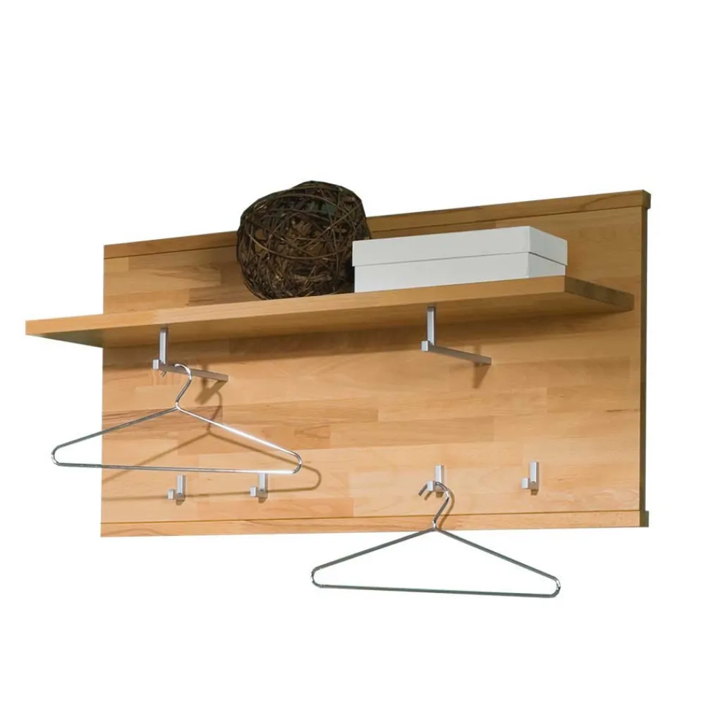 Wohnen Garderoben<Dielen Set Wislama aus Kernbuche Massivholz (fünfteilig)