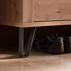 Wohnen Sitzbank<Dielenbank in Wildeiche Optik - Carry