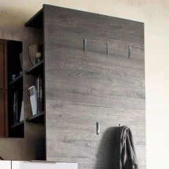 Wohnen Garderoben<Dielenmöbel Satumare in Braun Wenge Dekor (dreiteilig)