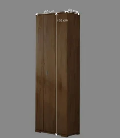 Wohnen Garderoben<Dielenmöbel Set Wislama aus Kernbuche Massivholz (dreiteilig)