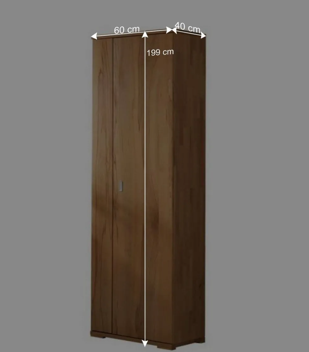 Wohnen Garderoben<Dielenmöbel Set Wislama aus Kernbuche Massivholz (dreiteilig)