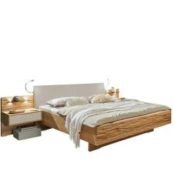 Wohnen Betten<Doppelbett & Nachtkonsolen Set - Fenezian (dreiteilig)