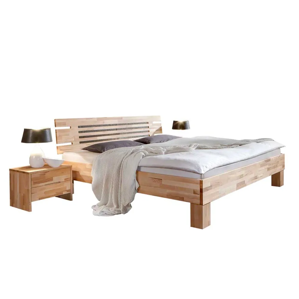 Wohnen Betten<Doppelbett Kombi Zeremonia mit zwei Nachtkommoden (dreiteilig)