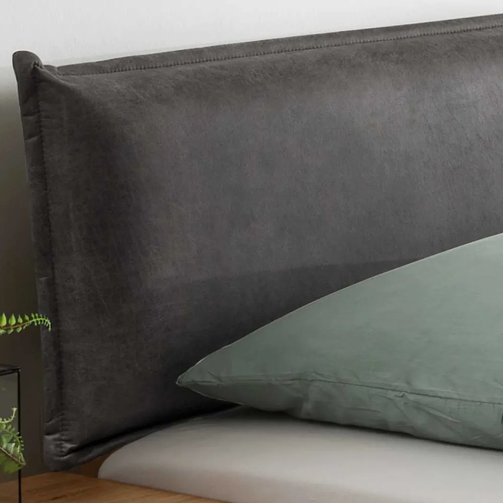 Wohnen Betten<Doppelbett mit zwei Bettkästen aus Wildeiche - Zennian