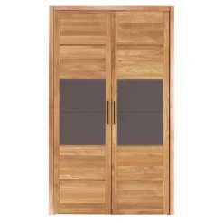 Wohnen Kleiderschränke<Doppeltür Kleiderschrank aus massivem Holz - Zaisan