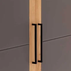 Wohnen Kleiderschränke<Doppeltür Kleiderschrank aus massivem Holz - Zaisan