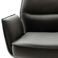 Wohnen Stühle<Drehbare Tischsessel aus Echtleder - Cascaya (2er Set)