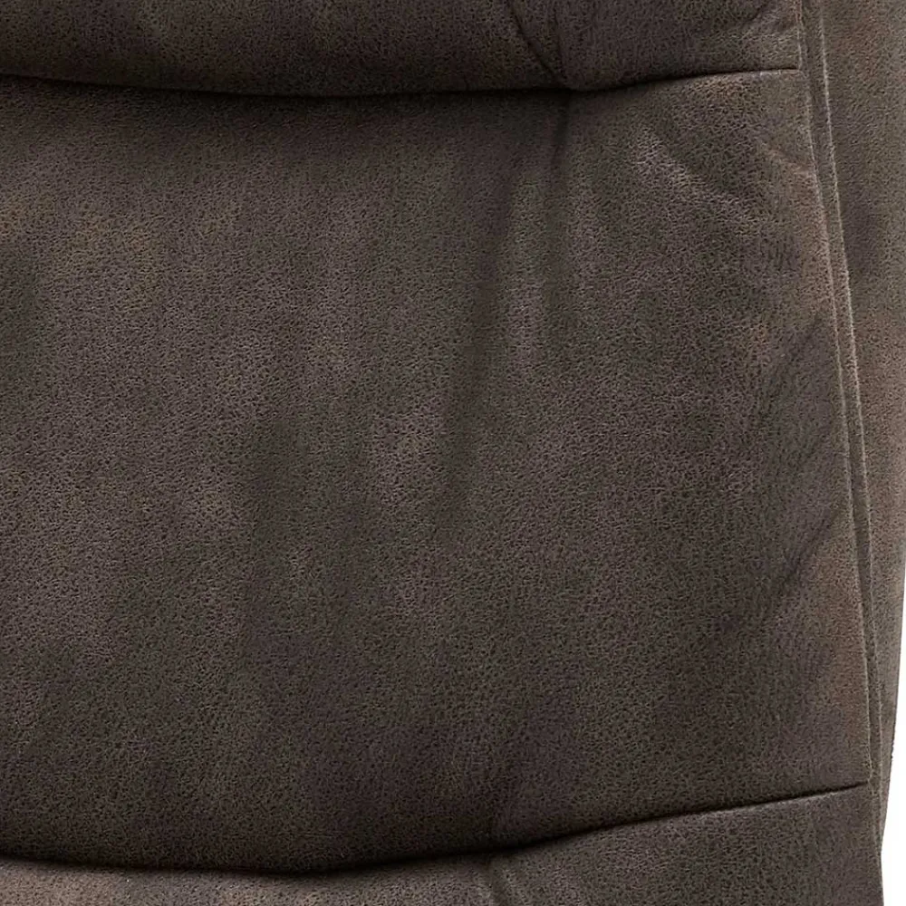 Wohnen Sessel<Drehbarer Microfaser Relaxsessel in Braun - Cariba