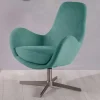 Wohnen Stühle<Drehbarer Retro Loungesessel in Türkis - Vitablo