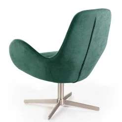 Wohnen Stühle<Drehbarer Retro Loungesessel in Türkis - Vitablo
