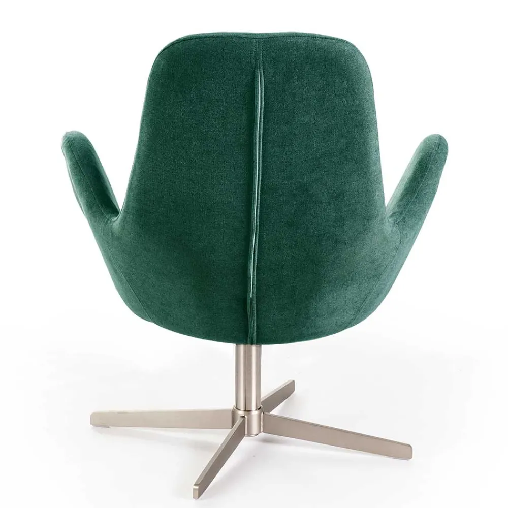 Wohnen Stühle<Drehbarer Retro Loungesessel in Türkis - Vitablo