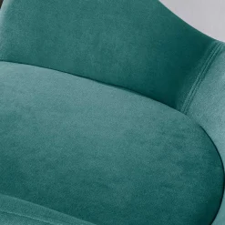 Wohnen Stühle<Drehbarer Retro Loungesessel in Türkis - Vitablo