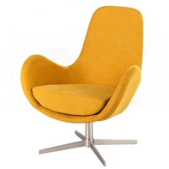 Wohnen Sessel|Stühle<Drehbarer Retrosessel in Gelb - Phantom