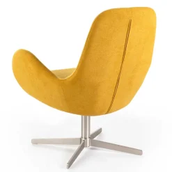 Wohnen Sessel|Stühle<Drehbarer Retrosessel in Gelb - Phantom