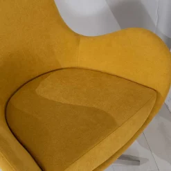 Wohnen Sessel|Stühle<Drehbarer Retrosessel in Gelb - Phantom