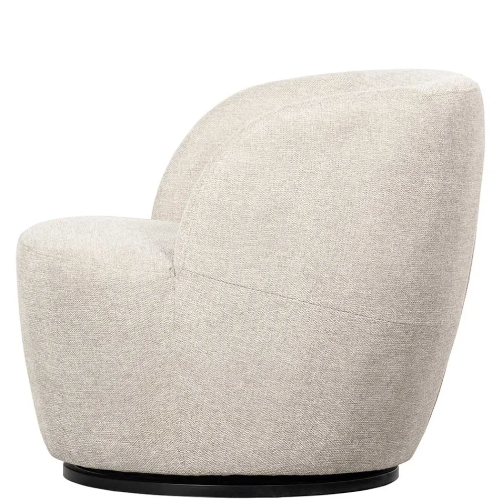 Wohnen Sessel<Drehsessel in Offwhite Webstoff - Alcarizora
