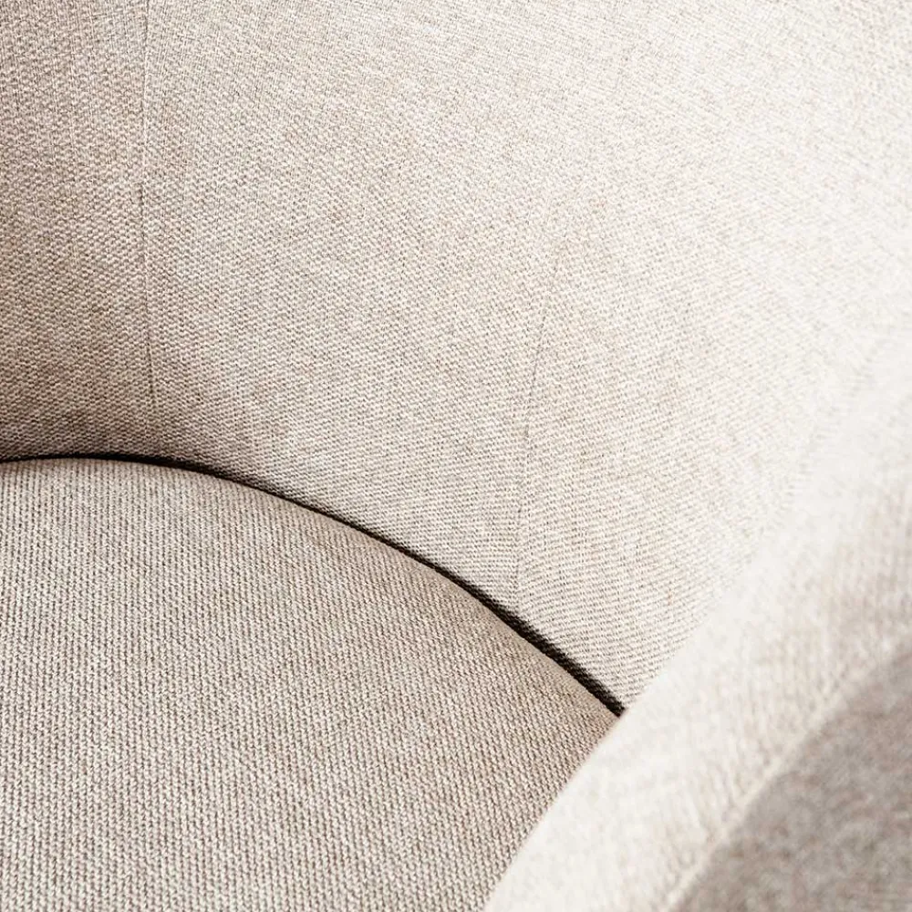 Wohnen Sessel<Drehsessel in Offwhite Webstoff - Alcarizora
