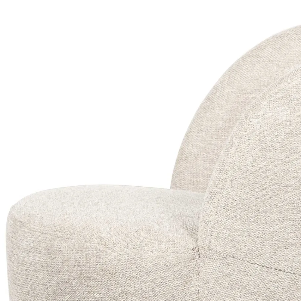 Wohnen Sessel<Drehsessel in Offwhite Webstoff - Alcarizora