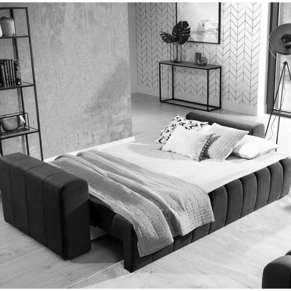 Wohnen Betten|Sofas<Dreisitzer Couch mit Bettfunktion und Stauraum - Snella