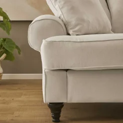Wohnen Sofas<Dreisitzer Sofa im Vintage Landhaus Look - Merandes