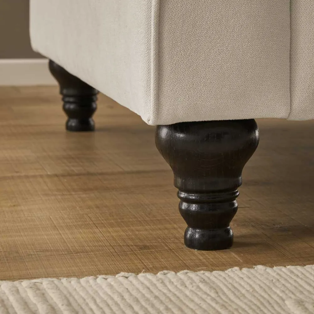 Wohnen Sofas<Dreisitzer Sofa im Vintage Landhaus Look - Merandes