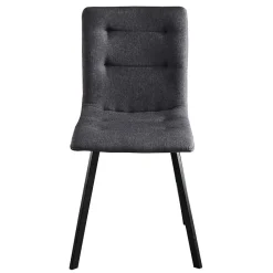Wohnen Stühle<Dunkelgraue Essstühle in Modern - Nicoleta (2er Set)