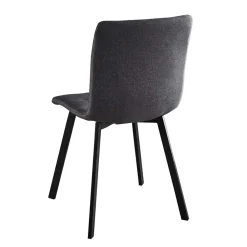 Wohnen Stühle<Dunkelgraue Essstühle in Modern - Nicoleta (2er Set)