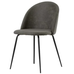 Wohnen Stühle<Dunkelgraue Stühle modern - Janita (2er Set)
